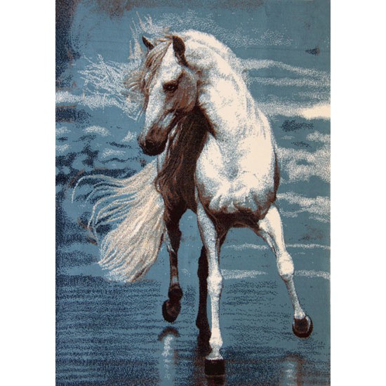 کد 155 - تابلو فرش حیوانات  اسب 
