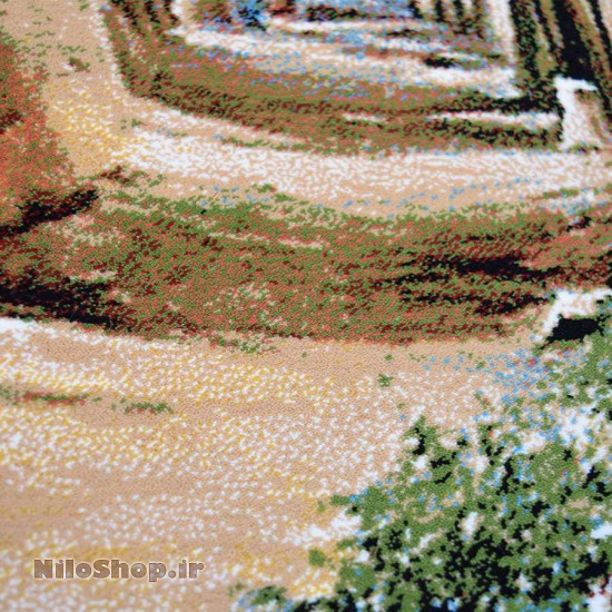 کد509 تابلو فرش طبیعت - کوچه باغ 