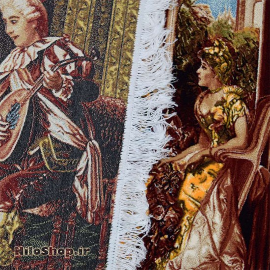 کد 576 تابلو فرش فرانسوی- ساز عروسی