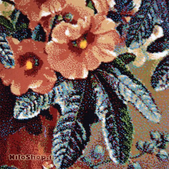 کد3915 تابلو فرش گل و گلدان -شاخه های گل