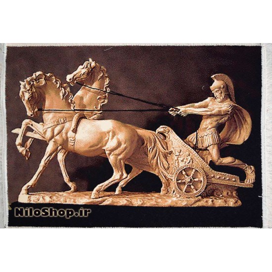 کد3501 تابلو فرش تندیس سرباز رومی، هرکول