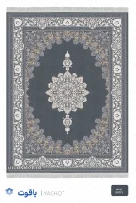 فرش و فرشینه نیلوشاپ فرش ماشینی 1200 شانه | طرح یاقوت | گل‌برجسته طلاکوب فرش ۱۲۰۰ شانه