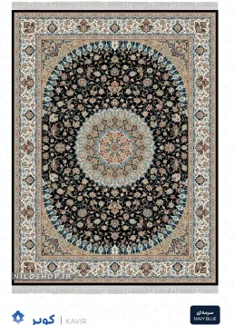 فرش و فرشینه نیلوشاپ فرش ماشینی 1200 شانه طرح کویر فرش ۱۲۰۰ شانه