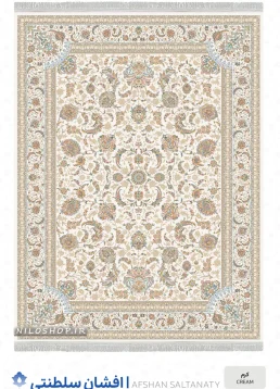 فرش و فرشینه نیلوشاپ فرش ماشینی 1200 شانه طرح افشان سلطنتی فرش ۱۲۰۰ شانه