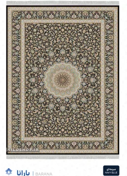 فرش و فرشینه نیلوشاپ فرش ماشینی 1200 شانه طرح بارانا فرش ۱۲۰۰ شانه