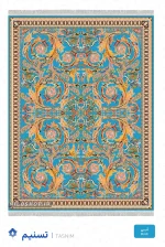 فرش و فرشینه نیلوشاپ فرش ماشینی 1200 شانه طرح تسنیم فرش ۱۲۰۰ شانه