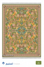 فرش و فرشینه نیلوشاپ فرش ماشینی 1200 شانه طرح تسنیم فرش ۱۲۰۰ شانه