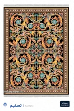 فرش و فرشینه نیلوشاپ فرش ماشینی 1200 شانه طرح تسنیم فرش ۱۲۰۰ شانه