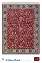فرش و فرشینه نیلوشاپ فرش ماشینی 1200 شانه | طرح کیمای سعادت فرش ۱۲۰۰ شانه