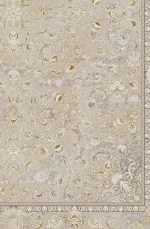 فرش و فرشینه نیلوشاپ فرش ماشینی 1200 شانه طرح سینورا رنگ موکا فرش ۱۲۰۰ شانه